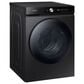 Samsung Bespoke 5.3 Cu. Ft. Front load Washer with Super Speed Wash and AI Smart Dial in Brushed Black, , large