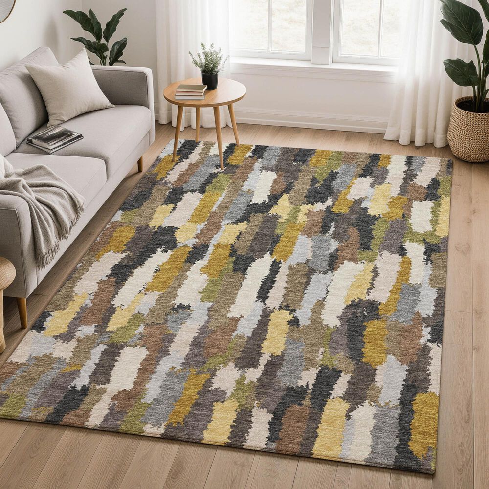 Dalyn Rug Company Kenner KN6 Black 9' x 12' Area Rug, , large