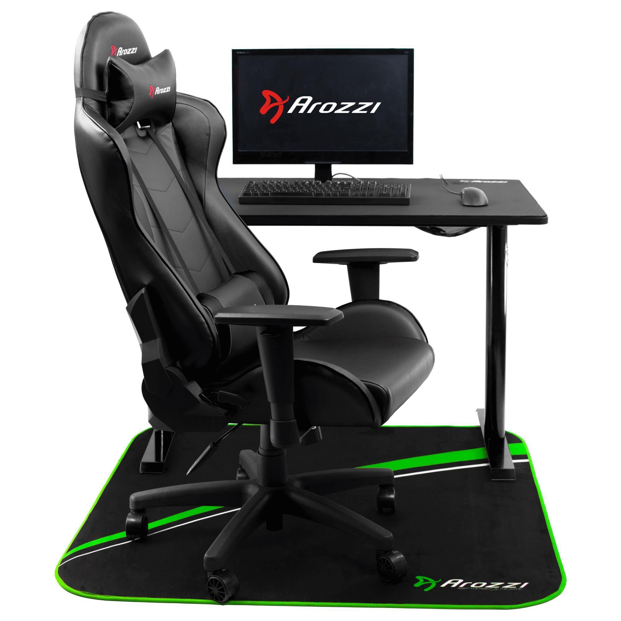 Arozzi Office Gaming Chair Floor Mat for Noise Dampening Comfort