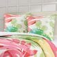 J. Queen New York Tiki 26" Square Euro Pillow Sham in Fuchsia, , large
