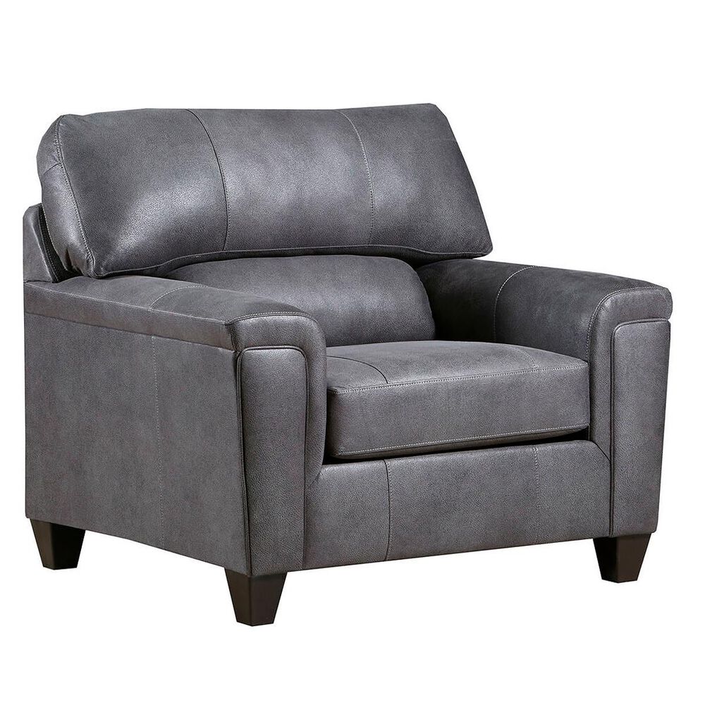 Lane Leather Chair in Soft Touch Fog, , large