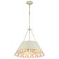 Golden Lighting Eloise 5-Light Pendant in Antique Ivory and Gold, , large