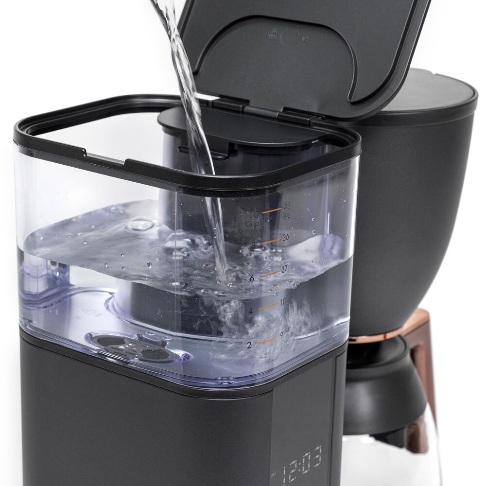 Cafe Specialty Drip Coffee Maker with Glass Carafe in Matte Black, , large