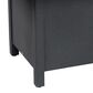 Woodard Scala 50" x 30" Rectangular Fire Table with Tri-Slat Top in Graphite, , large