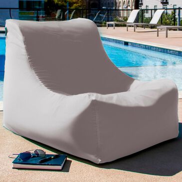 Jaxx Ponce Outdoor Bean Bag Chair in Pearl, , large