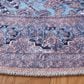 Safavieh Serapi 6"7" Round Ivory and Light Blue Area Rug, , large