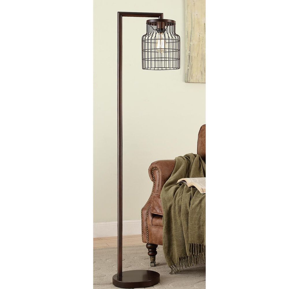 Anthony California Floor Lamp in Brown, , large