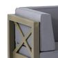 Hearth and Haven Brava Outdoor Corner Bench with Coffee Table in Dark Gray, , large