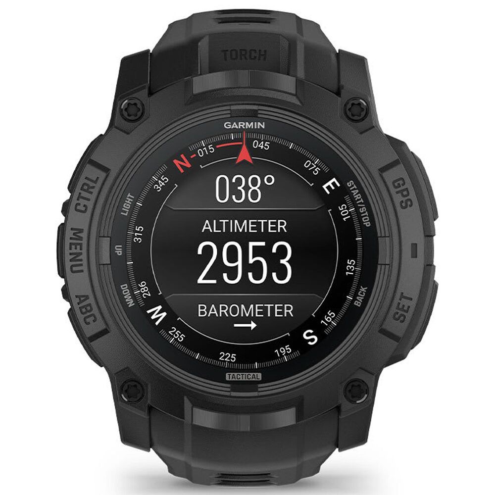 Garmin Instinct 3 AMOLED Tactical Edition Smartwatch 50mm in Black, , large