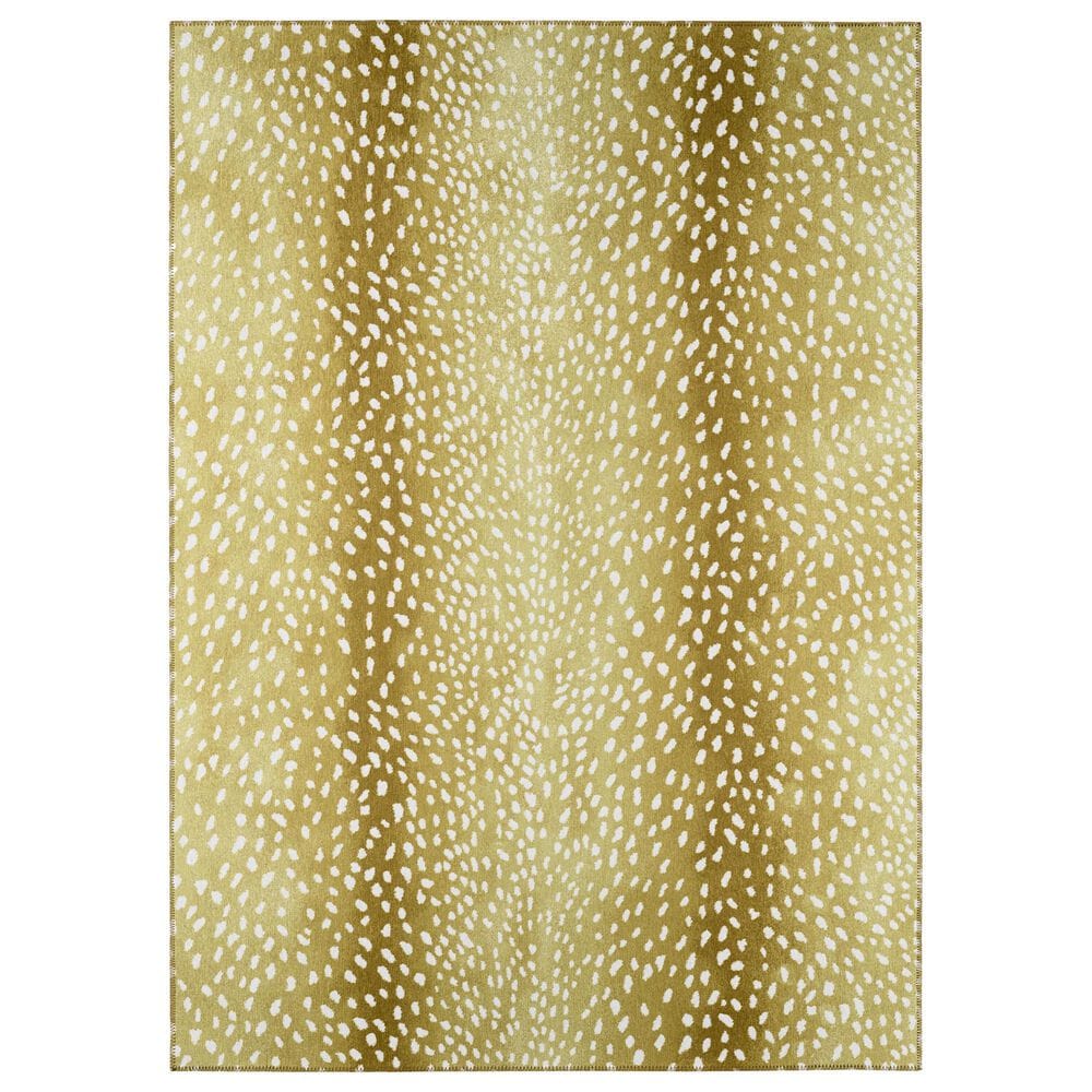 Dalyn Rug Company Mali ML3 6" x 9" Gold Indoor/Outdoor Area Rug, , large