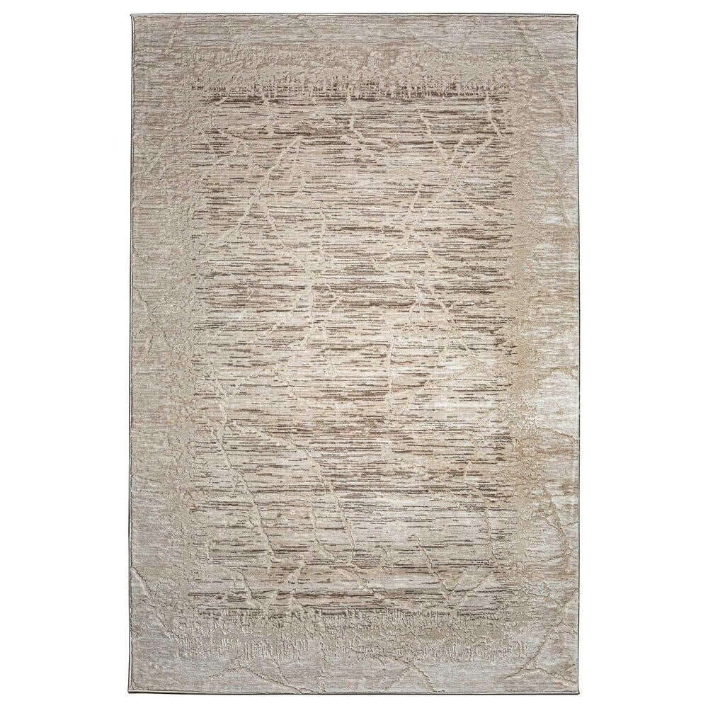 Radici USA Davide Abstract 7"10" x 10"6" Beige Area Rug, , large