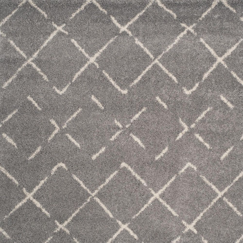 Safavieh Arizona Shag ASG743D 10&#39; x 14&#39; Grey and Ivory Area Rug, , large