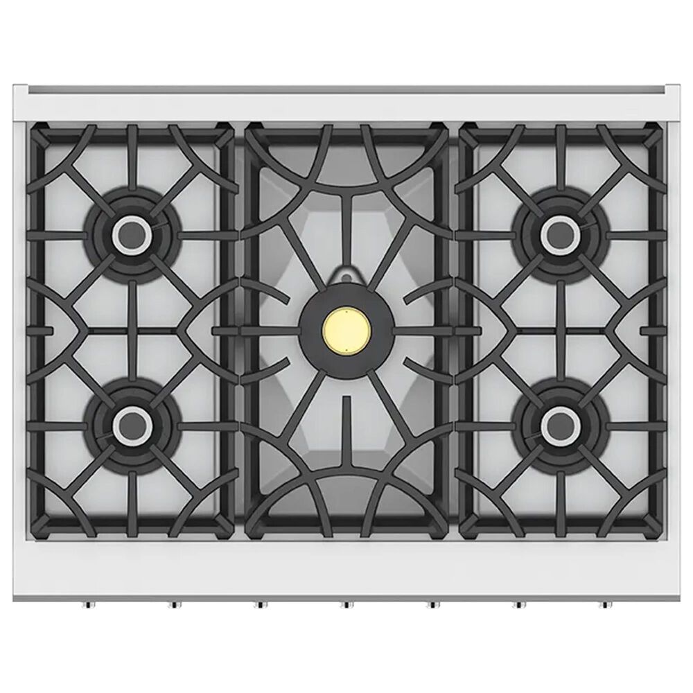 Hestan KRD Series 5.8 Cu. Ft. Slide-In Natural Gas Range with 5-Burner in Pacific Fog, , large