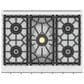 Hestan KRD Series 5.8 Cu. Ft. Slide-In Natural Gas Range with 5-Burner in Pacific Fog, , large