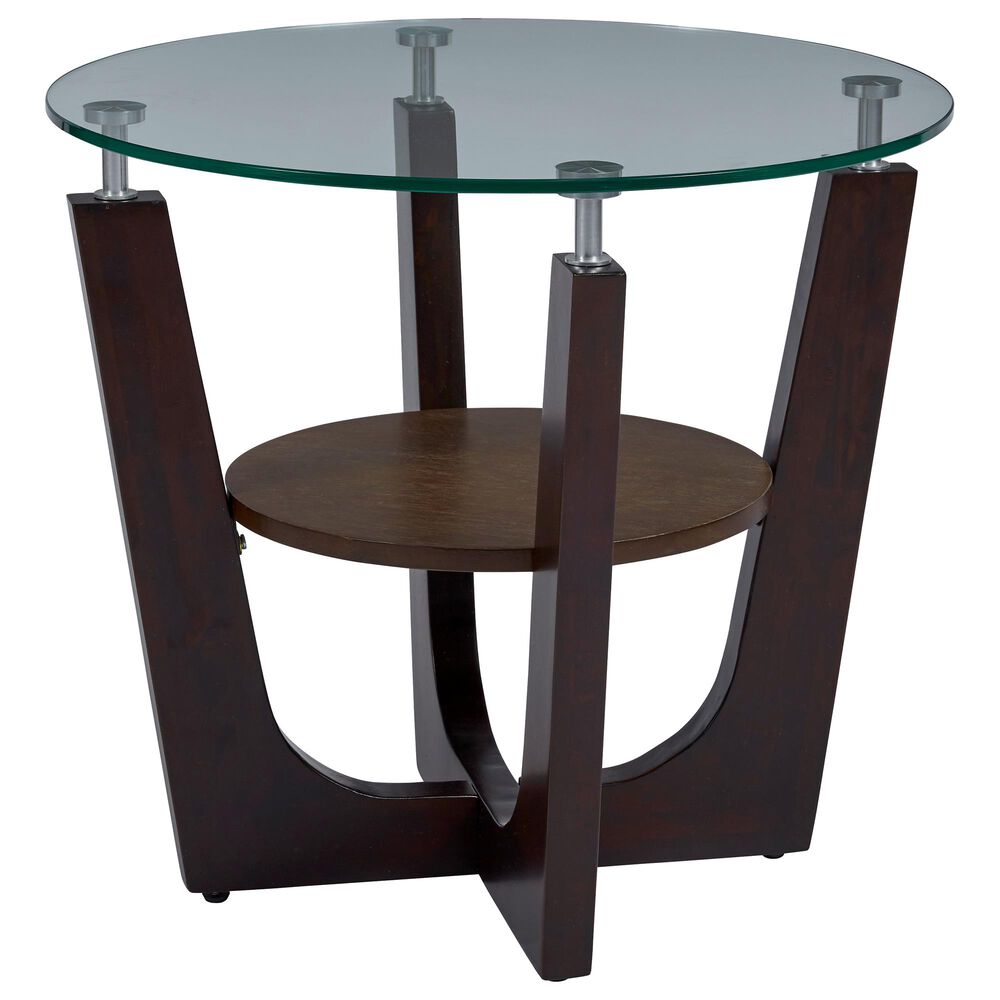 Tiddal Home Four-Points End Table in Espresso, , large