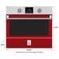 Hestan 30" Single Electric Wall Oven with Convection in Matador, , large