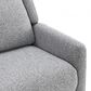 Furniture of America Psyche Push Back Recliner in Gray, , large