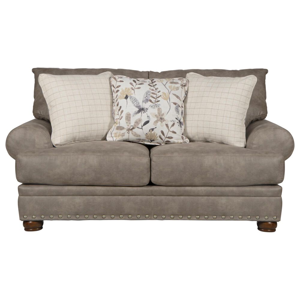 Hartsfield Briarcliff Stationary Sofa and Loveseat Set in Pebble, , large