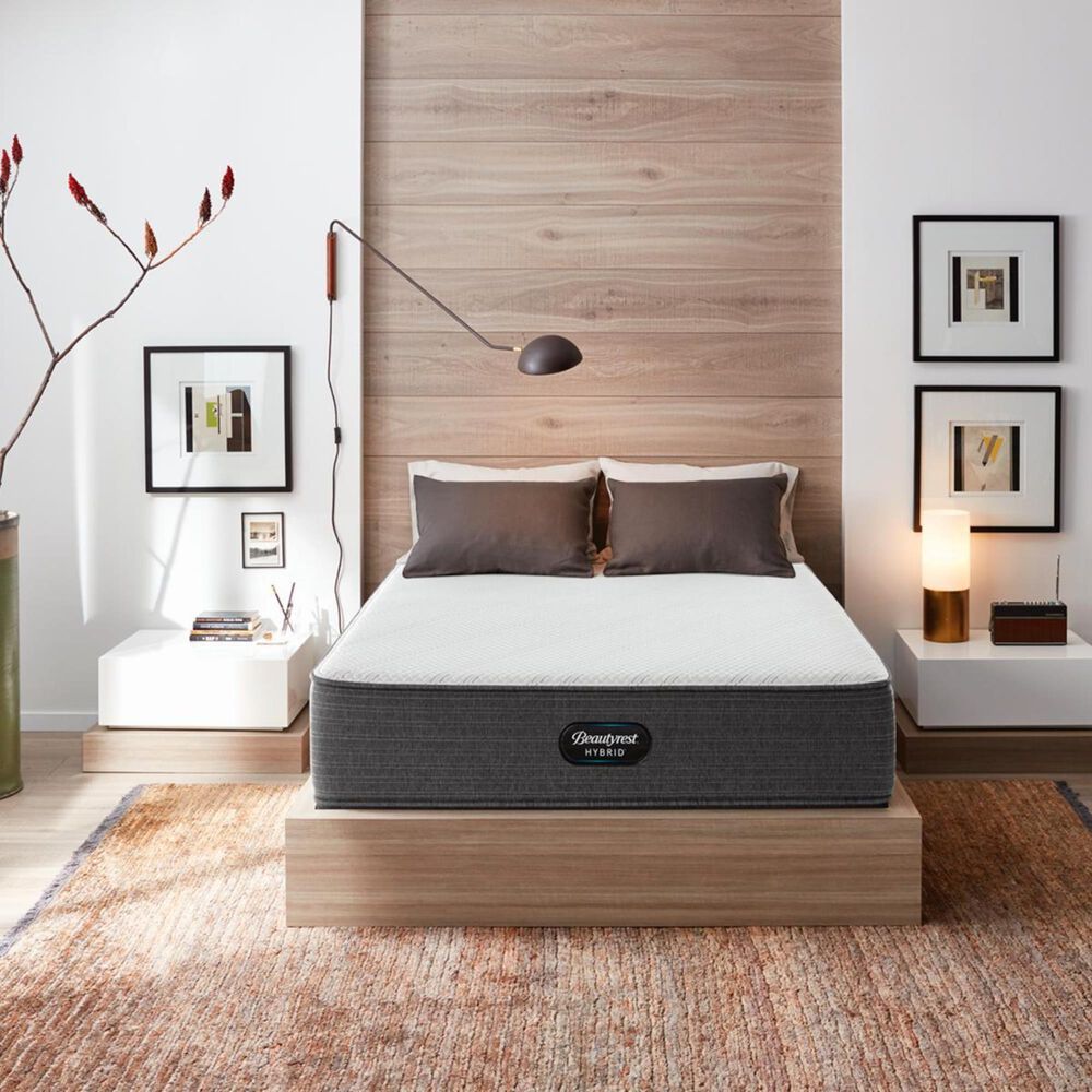 Beautyrest Hybrid 1000C Plush Queen Mattress with High Profile Box