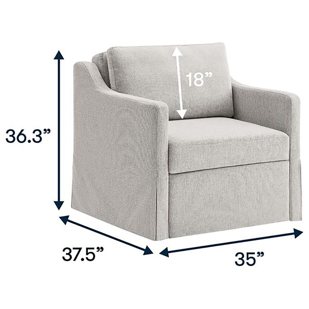 Lifestyle Solutions Haddington Convertible Chair in Linen, , large