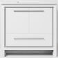 Lexora Home Lafarre 36" Single Bathroom Vanity in White with 2 cm White Quartz Top and Rectangular Sink, , large
