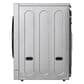LG 5.8 Cu. Ft. Mega Capacity Smart Front Load Washer in Brushed Platinum Steel, , large