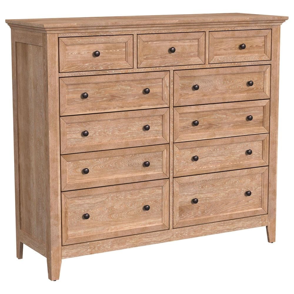 Hawthorne Furniture San Mateo 11-Drawer Gentleman"s Chest in Wheat, , large