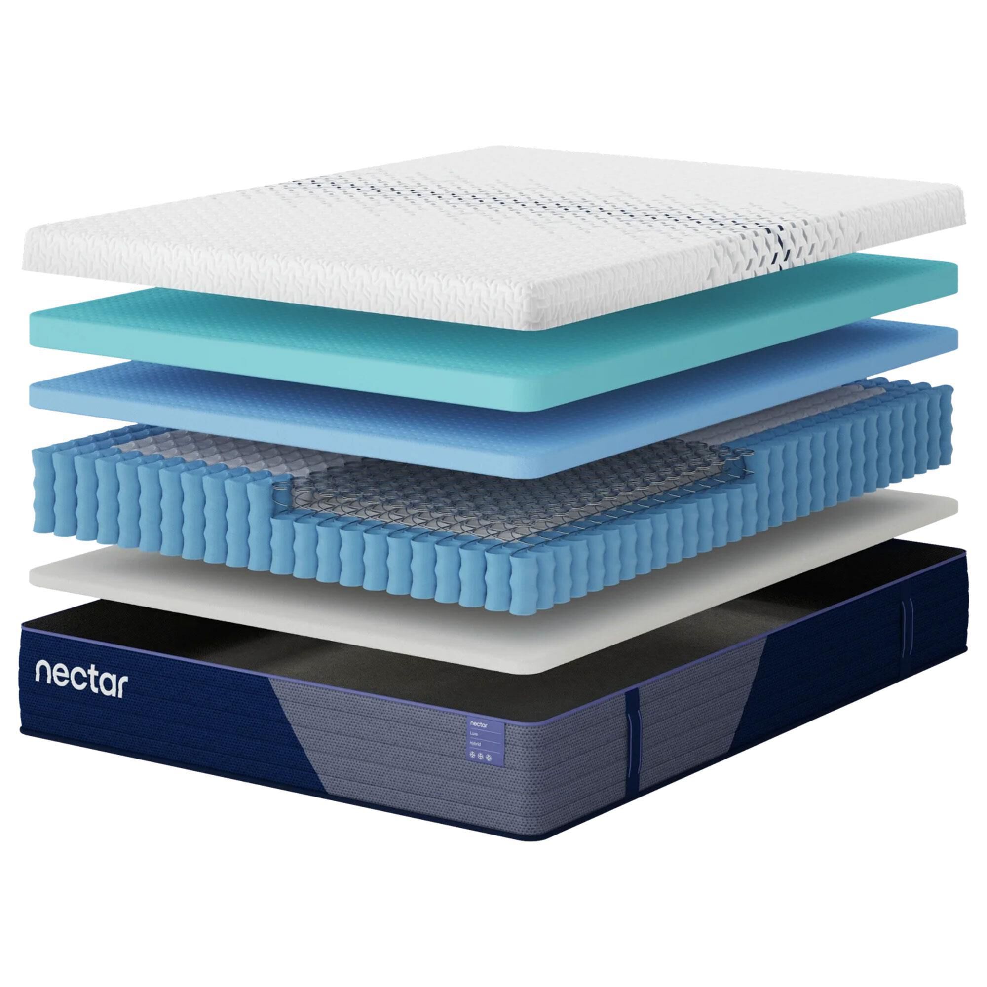 Nectar Luxe Hybrid 5.1 Medium Plush Twin XL Mattress