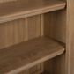 Belle Furnishings Reynolda 4-Shelf Bunching Bookcase in Brown, , large