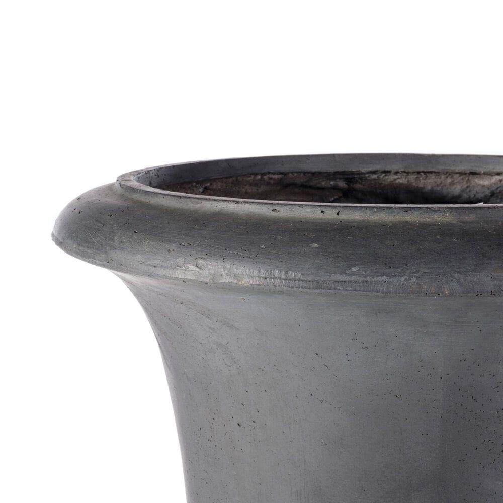 Alfresco Home Jovina Large Patio Urn in Antique Dark Bronze, , large