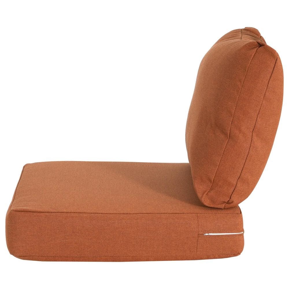 Hearth and Haven Noah2-Piece Outdoor Club Chair Cushion Set in Orange, , large