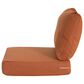Hearth and Haven Noah2-Piece Outdoor Club Chair Cushion Set in Orange, , large