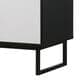 Everly Living Maya 60" TV Stand in Black and White, , large