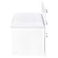 Pacific Landing Danbury 3-Drawer Makeup Vanity Set in White High Gloss, , large