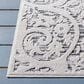 Safavieh Cabana CBN656A 3" x 5" Ivory and Grey Indoor/Outdoor Area Performance Rug, , large