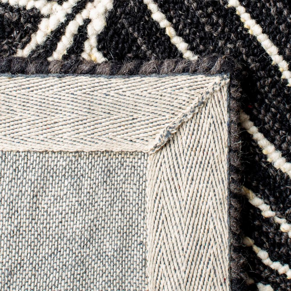 Safavieh Micro-Loop MLP174H 2&#39;3&quot; x 8&#39; Charcoal and Ivory Runner, , large