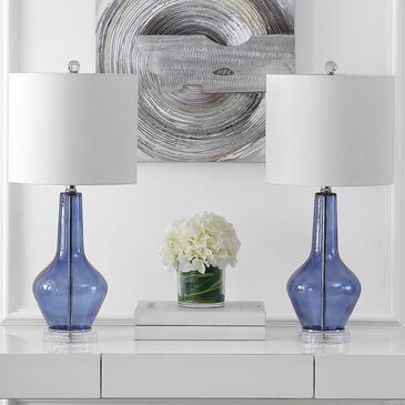 Safavieh Velor Table Lamp in Blue (Set of 2), , large