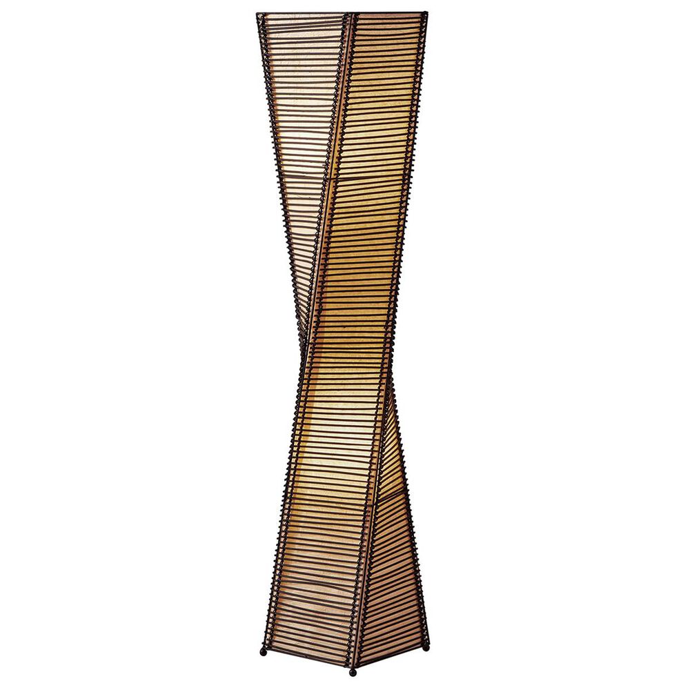 Adesso Stix Floor Lantern in Black, , large