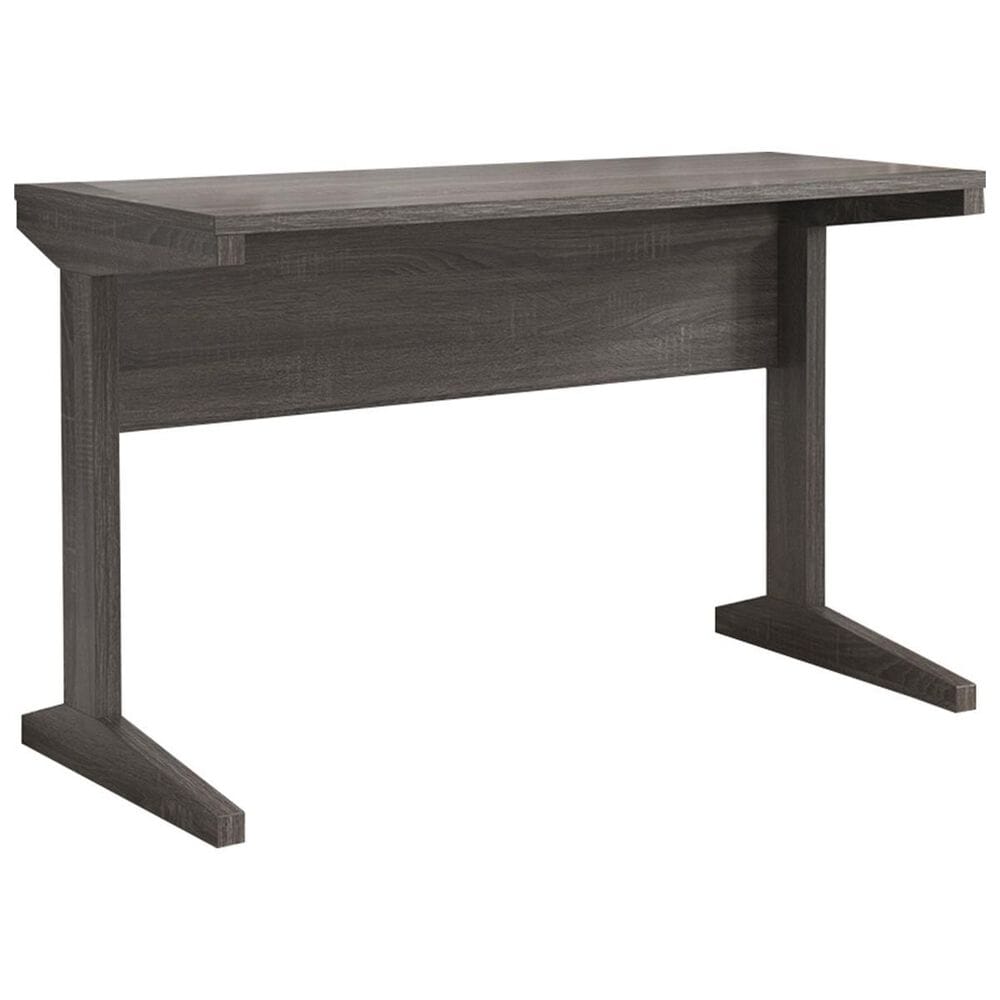 Living Essentials Writing Desk in Distressed Grey, , large