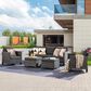 HOMLUX 5-Piece Outdoor Patio Furniture Set in Black, , large