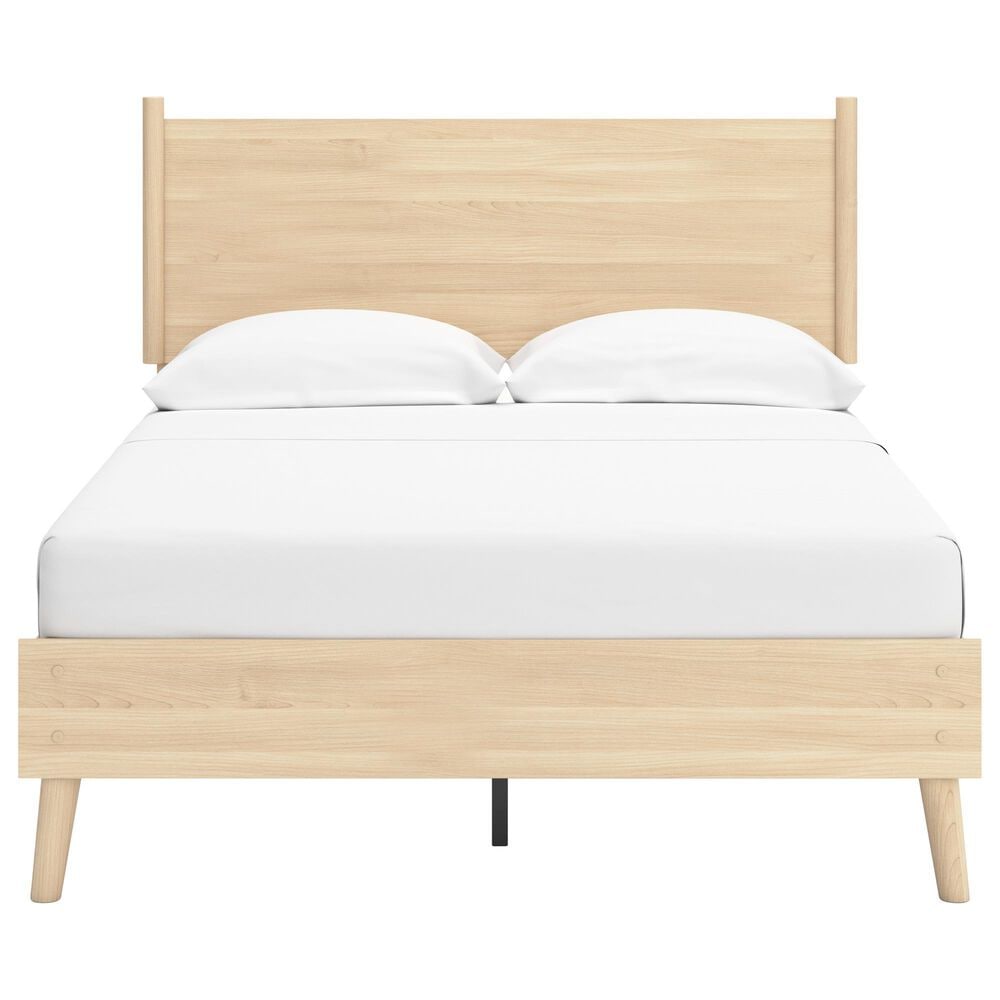 Ashley Cabinella Full Platform Bed in Natural, , large