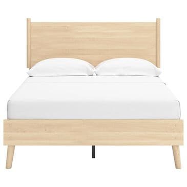 Ashley Cabinella Full Platform Bed in Natural, , large