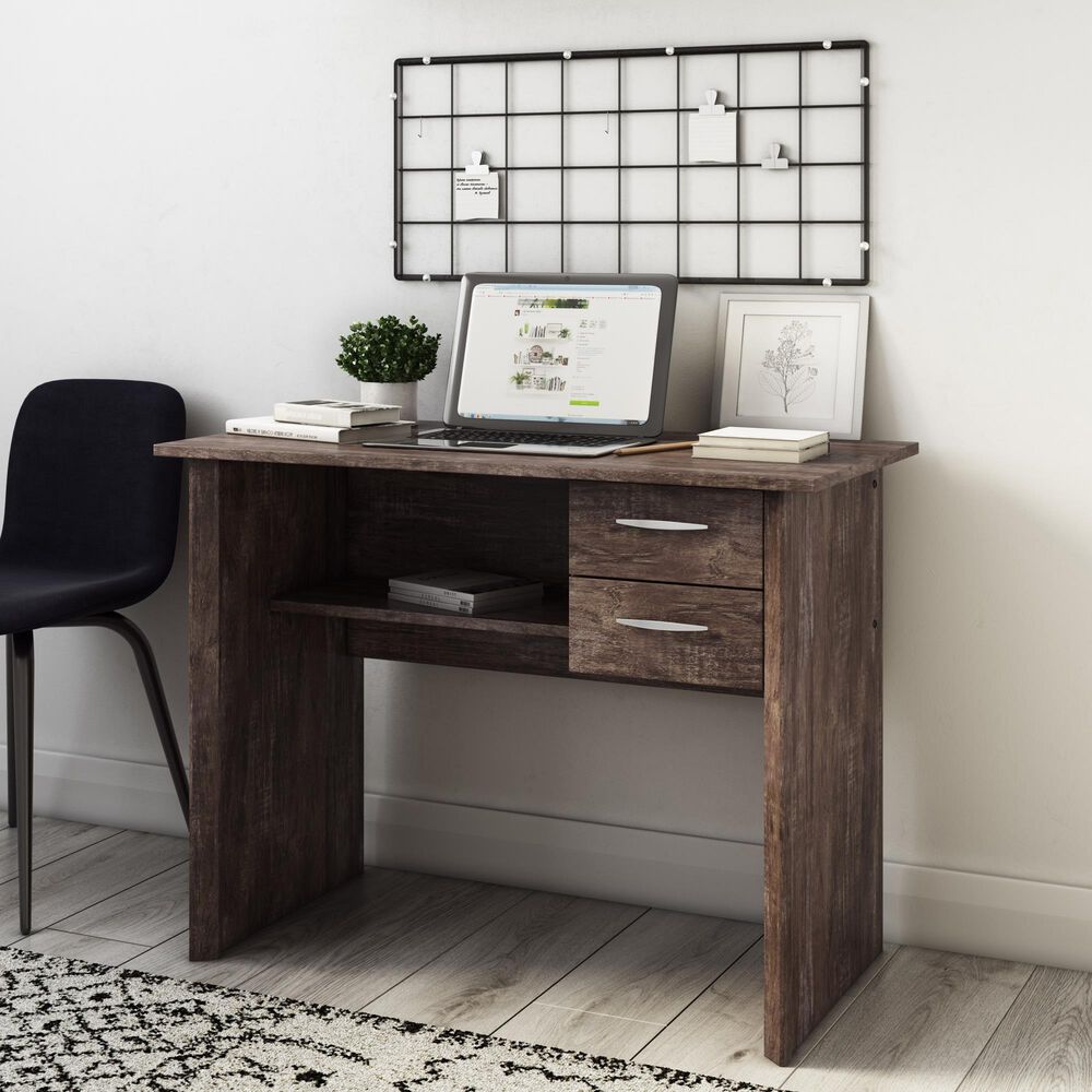 CorLiving Kingston Desk in Brown, , large