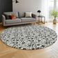 Dalyn Rug Company Soft Essentials Floral Ivory 8" Round Indoor/Outdoor Area Rug, , large
