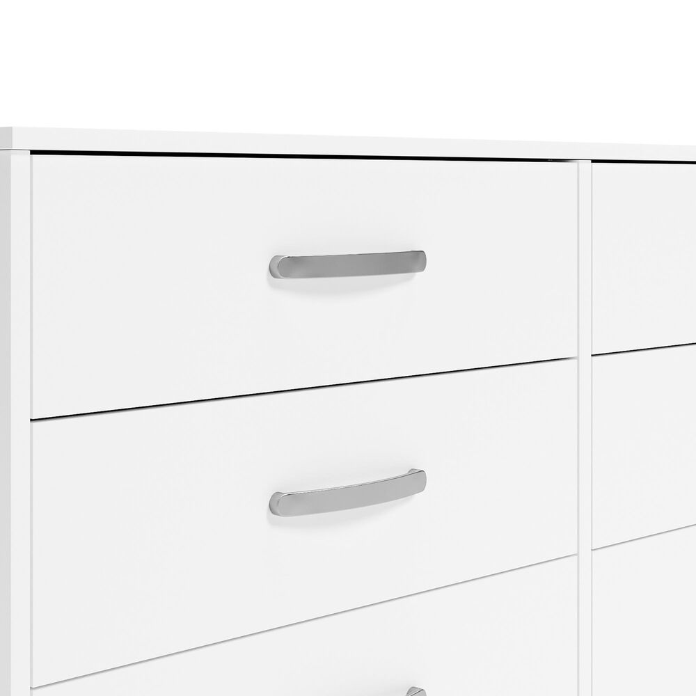 Ashley Flannia 5-Drawer Chest in White, , large