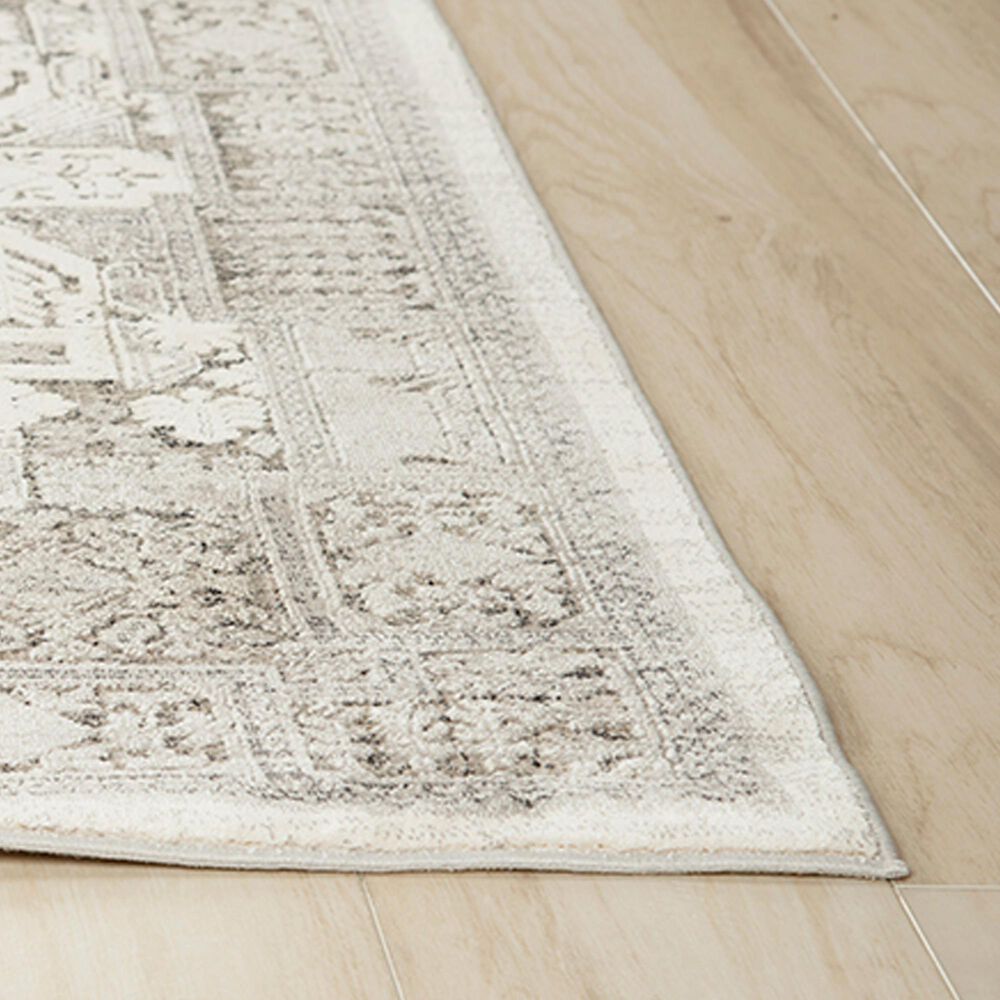 RIZZY Calabria 5&#39;3&quot; x 7&#39;6&quot; Neutral and Gray Area Rug, , large