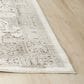 RIZZY Calabria 5"3" x 7"6" Neutral and Gray Area Rug, , large
