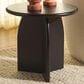 Safavieh Barazi Round End Table in Black, , large