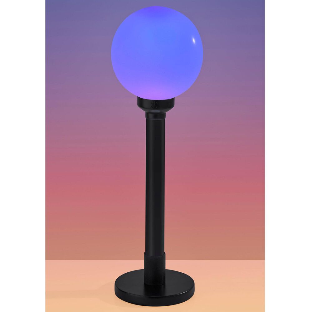 Adesso Astra RGB Color Changing Table Lamp in Black and White, , large
