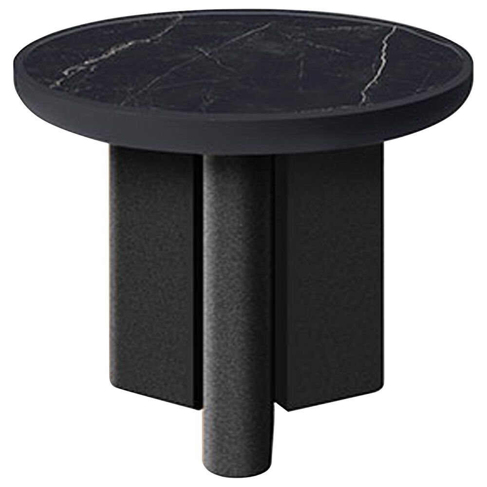 Ebel Outdoor Furniture Forano and Aspen Patio End Table in Onyx, , large